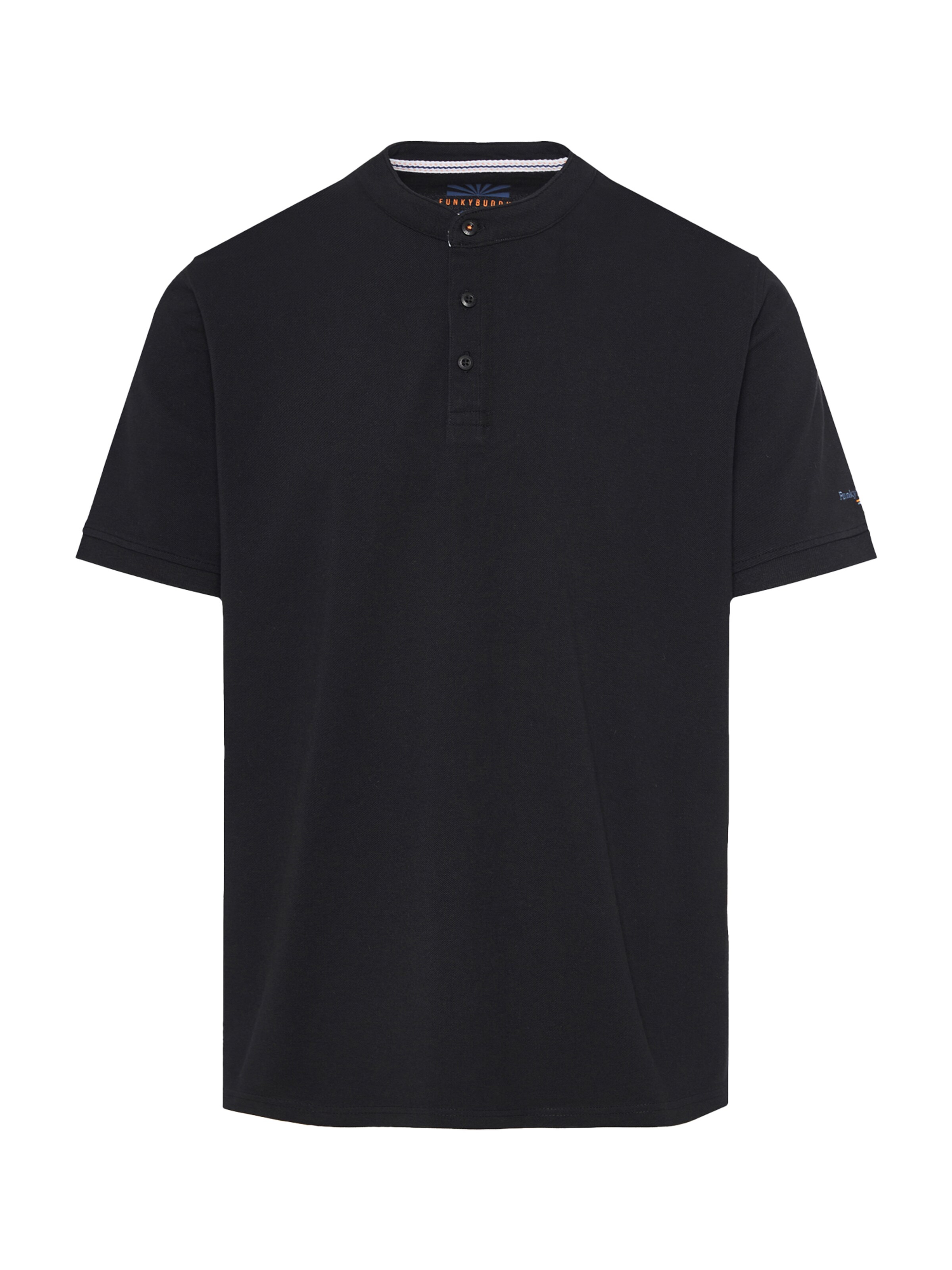 Funky Buddha Μπλουζάκι σε μαύρο: μπροστά