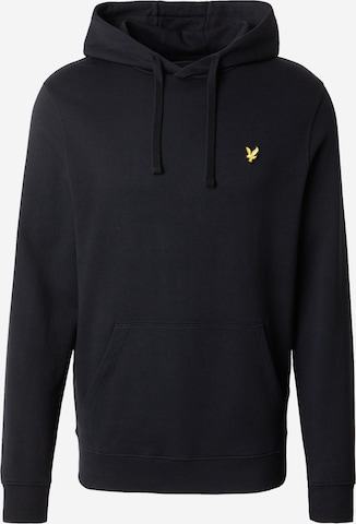 Lyle & Scott Collegepaita 'Football World' värissä musta: etupuoli