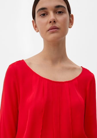 Camicia da donna di s.Oliver BLACK LABEL in rosso