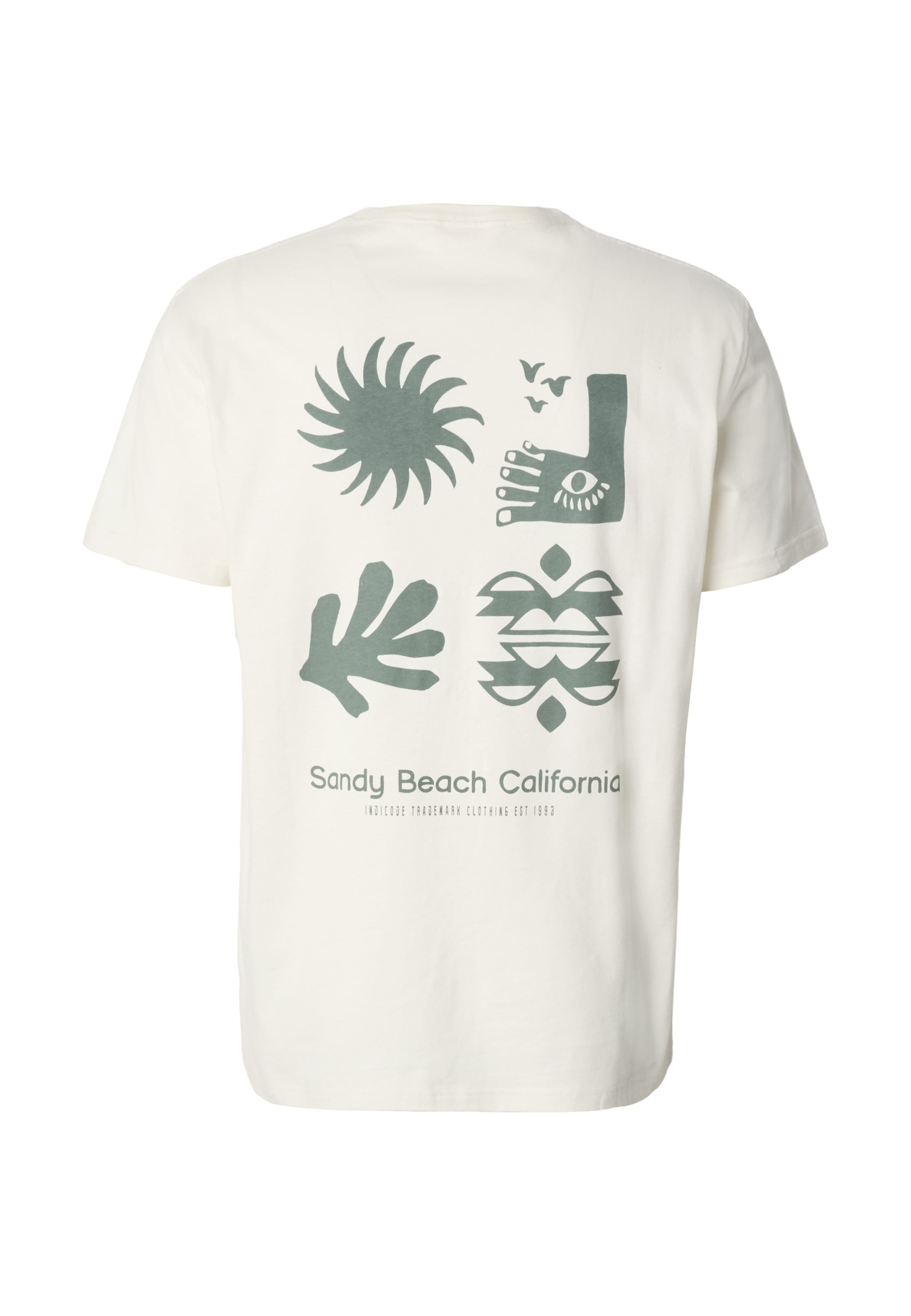 INDICODE JEANS T-Shirt 'Native' in Beige