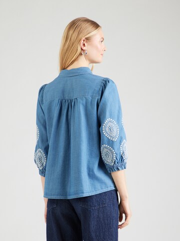 Chemisier MORE & MORE en bleu