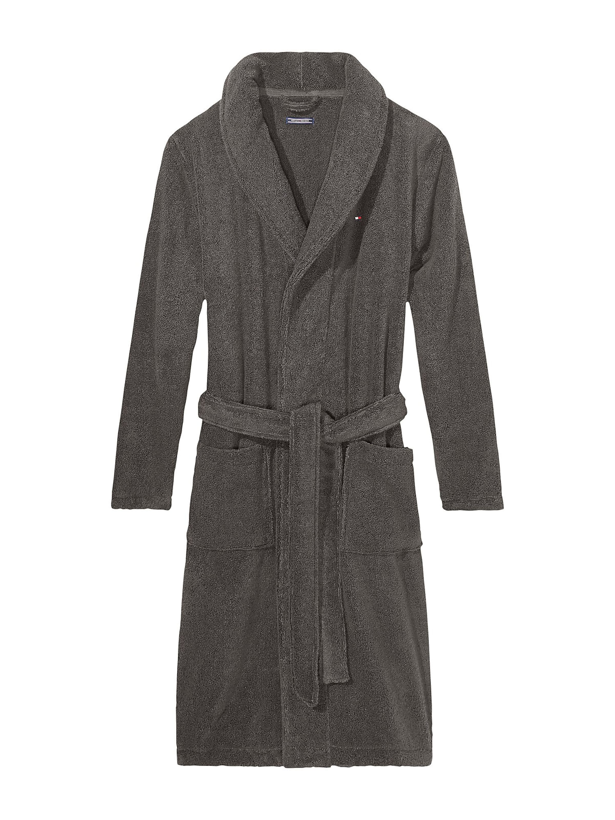 Tommy Hilfiger Underwear Badrock lång i grå: framsida