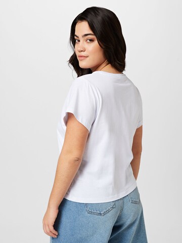 Cotton On Curve T-shirt i vit