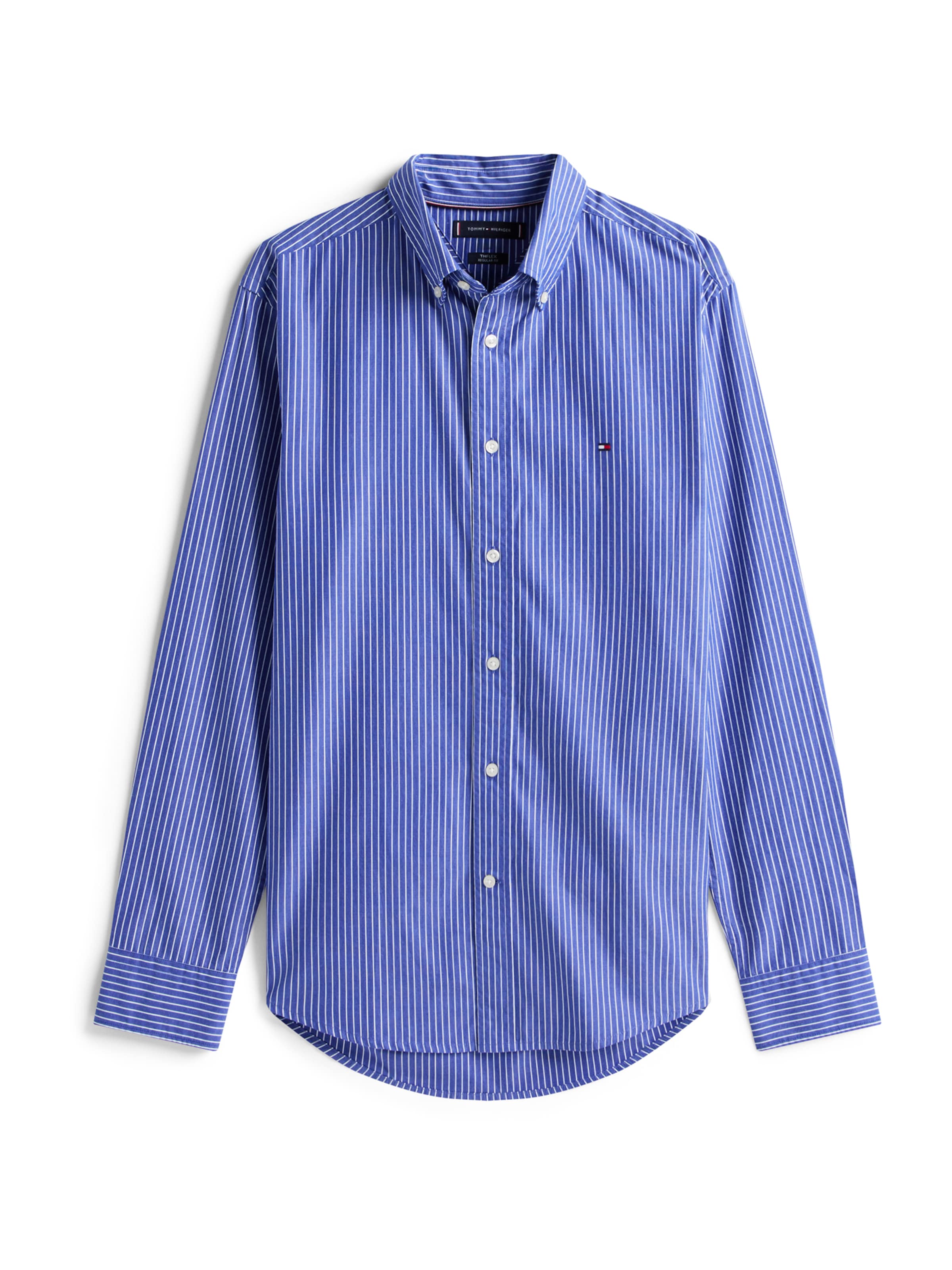 TOMMY HILFIGER - Camisa en azul: frente