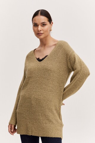 Pull-over b.young en beige : devant