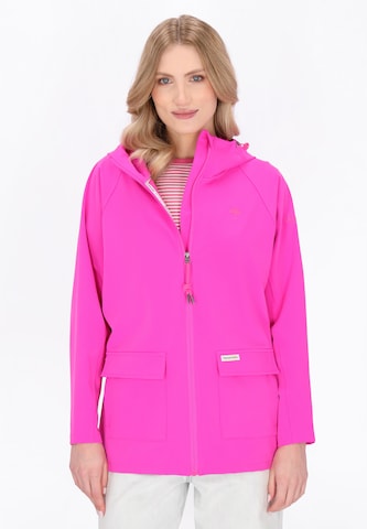 Schmuddelwedda Functionele jas in Roze: voorkant