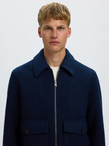SELECTED - Chaqueta de entretiempo 'SLHJakob' en azul