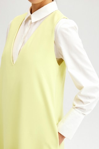 Robe-chemise Touche Prive en jaune