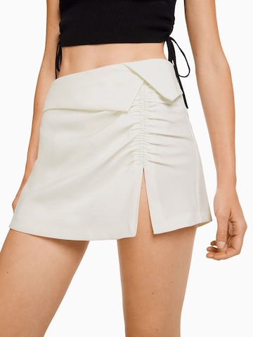 Jupe Bershka en blanc