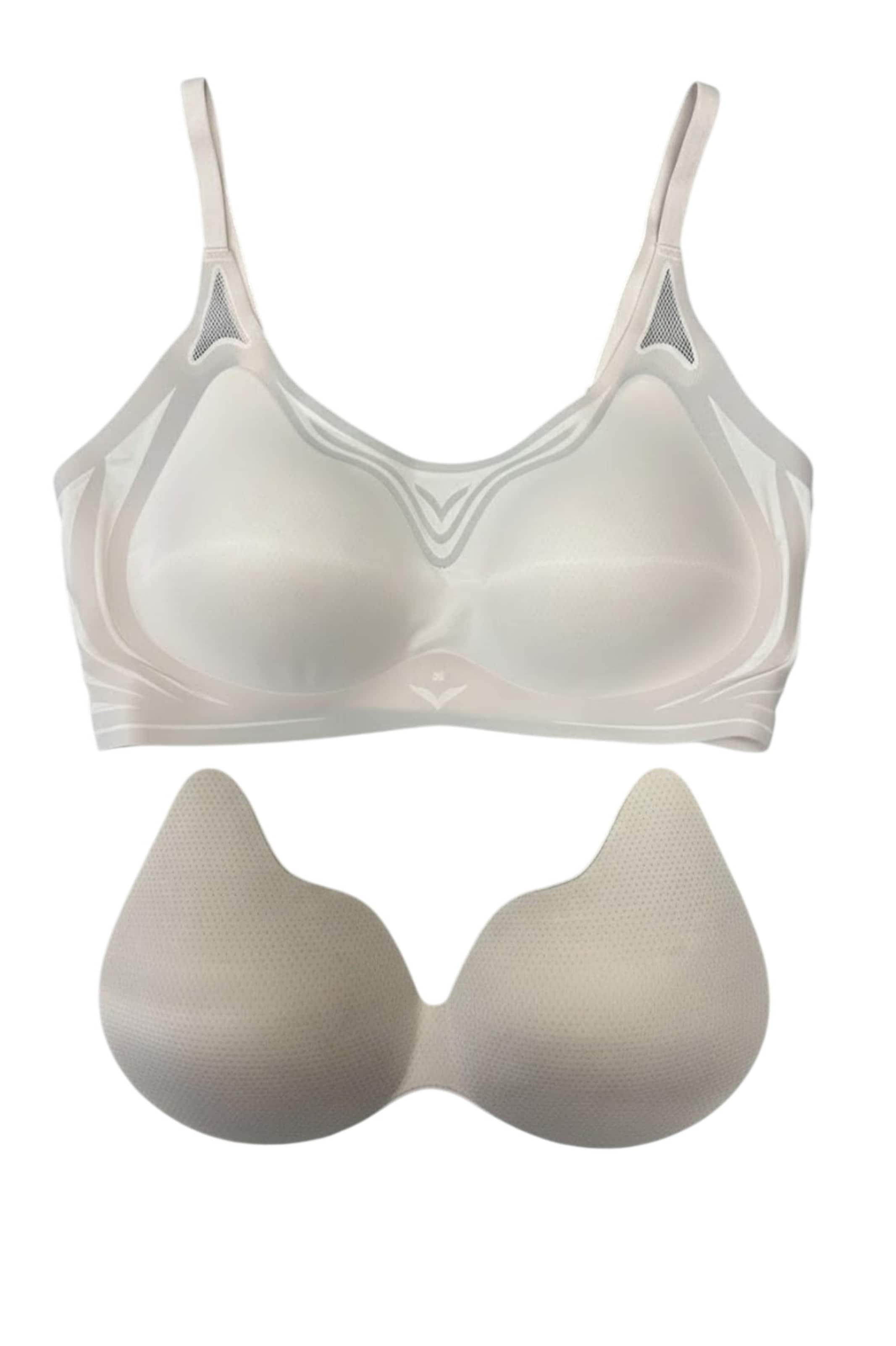 Invisible Soutien-gorge C&City en blanc : devant