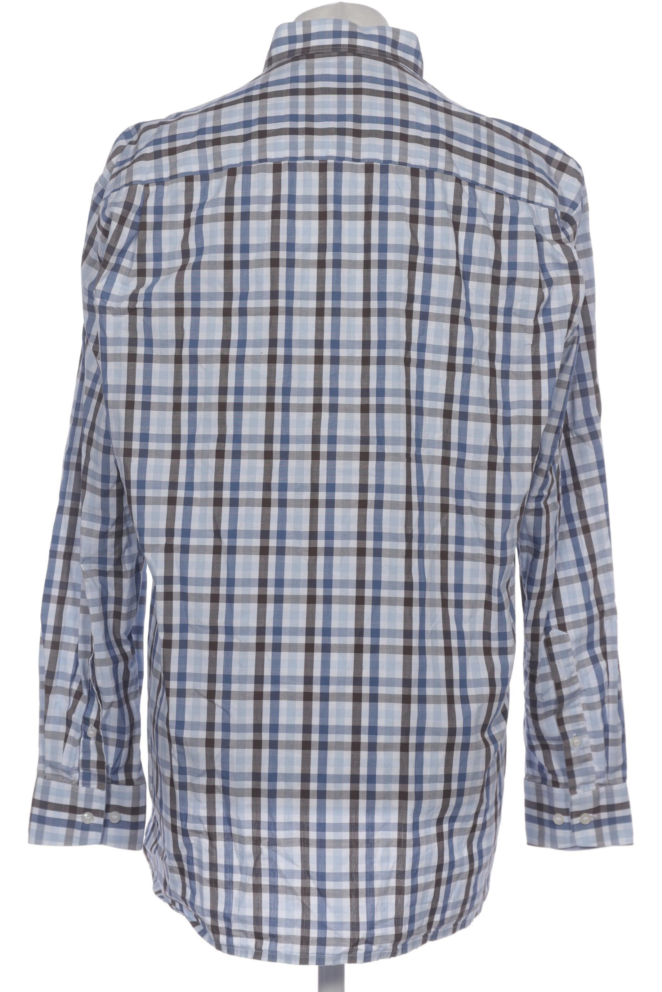 OLYMP Button Up Shirt in M in Blue