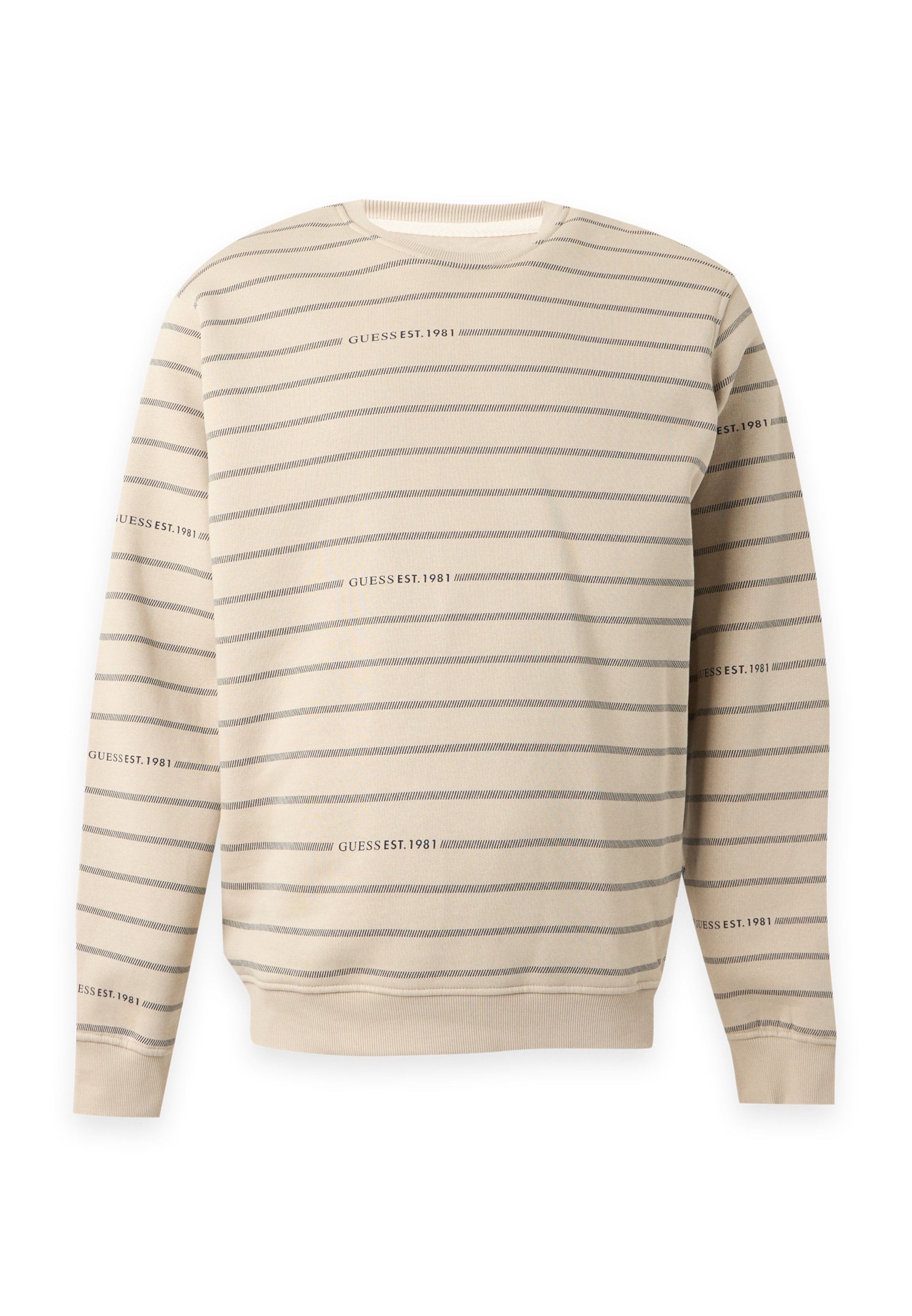 GUESS Sweatshirt in Beige: front