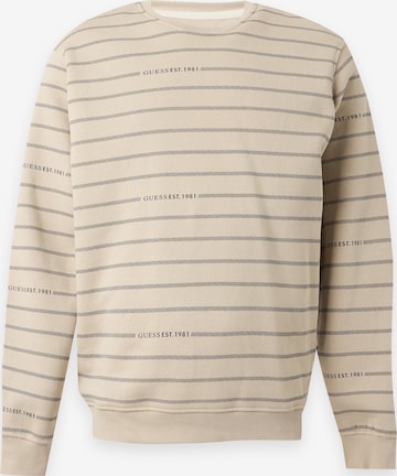 GUESS Sweatshirt in Beige: front