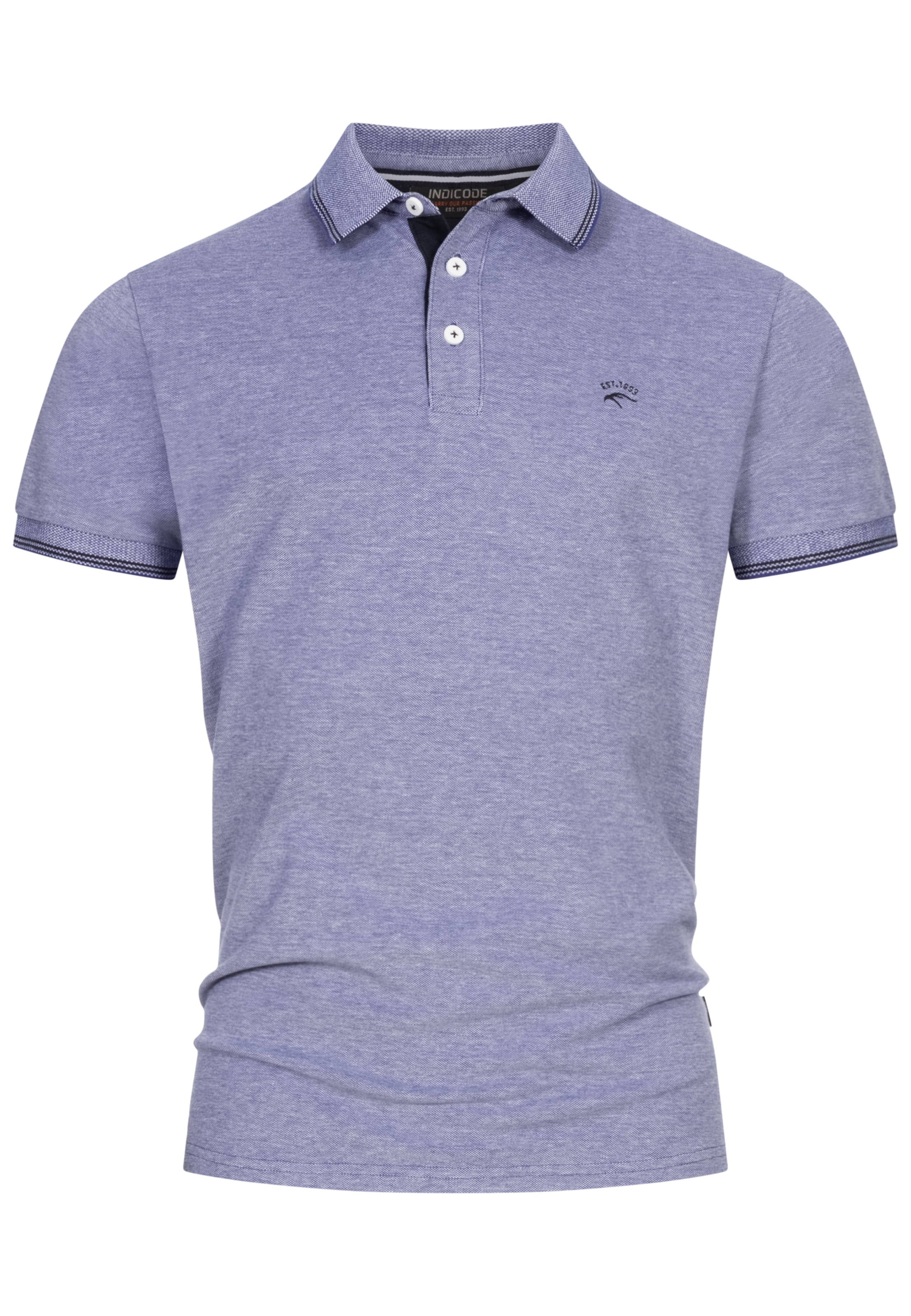 INDICODE JEANS Shirt in Blue: front