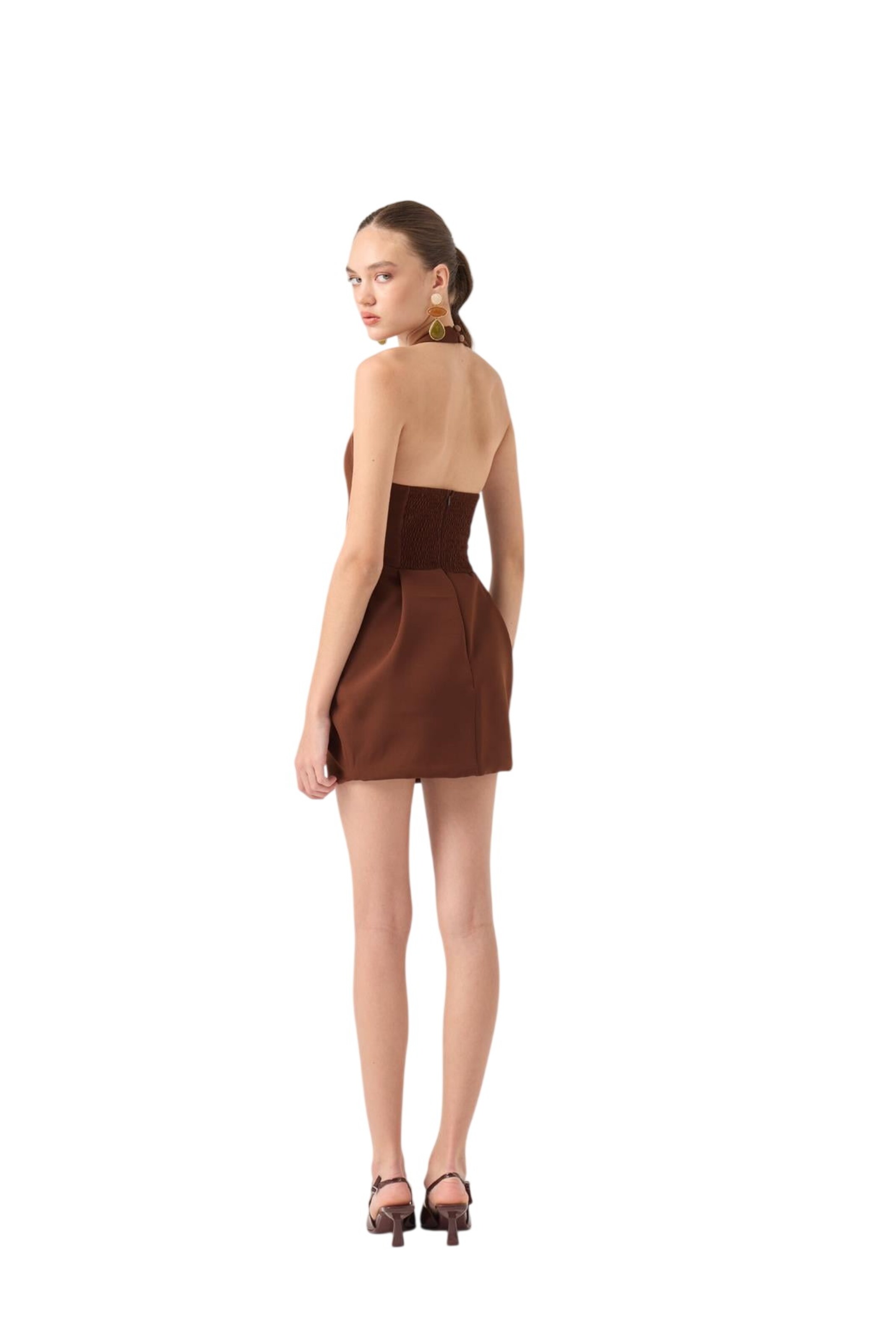 HOLLY LOLLY Dress in Brown