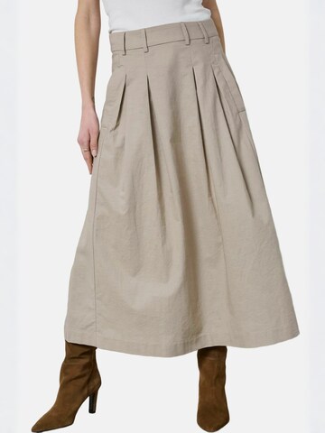 co'couture - Falda ' LeilaCC ' en beige: frente
