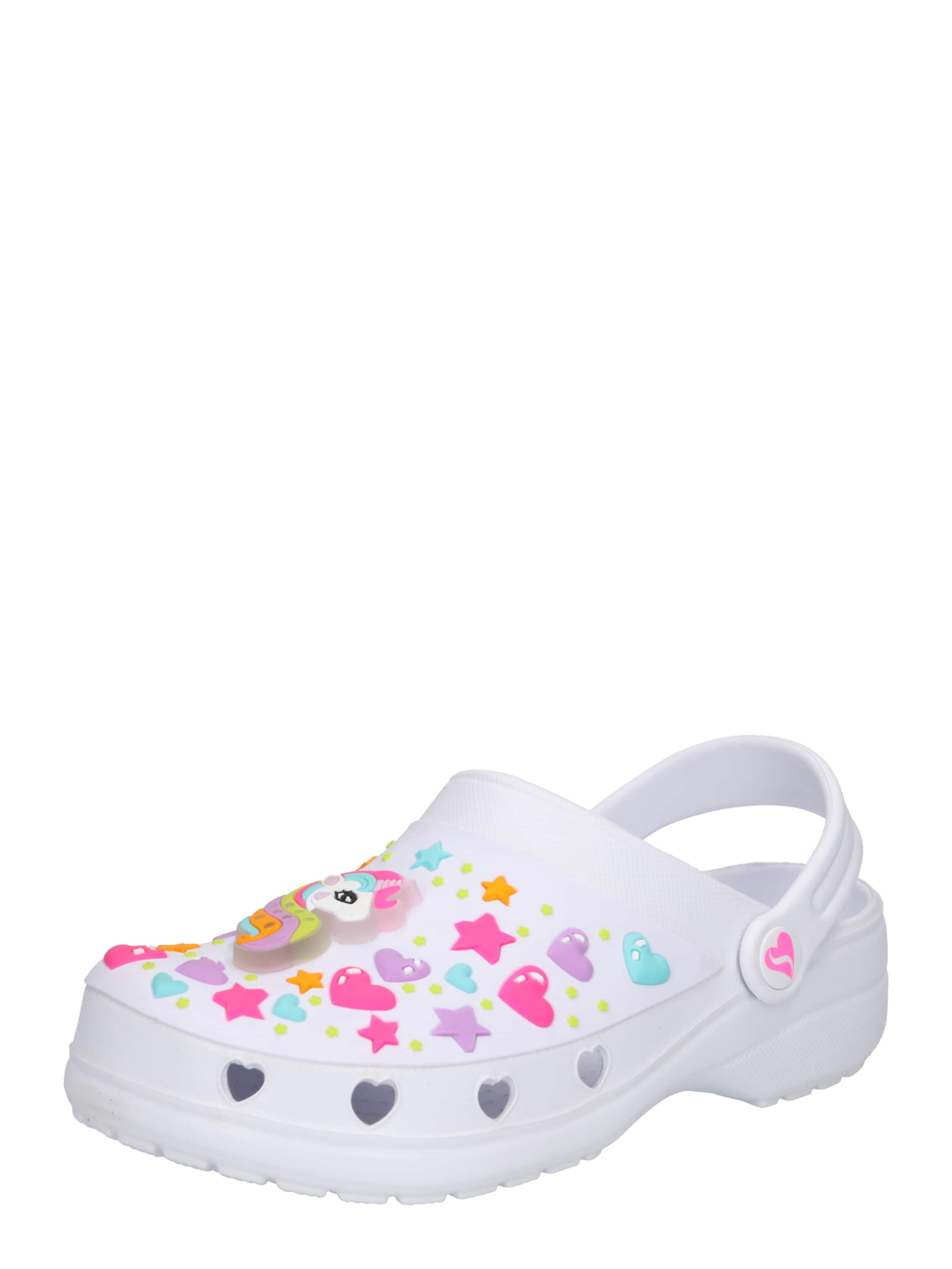 SKECHERS Slippers 'HEART CHARMER' in White: front