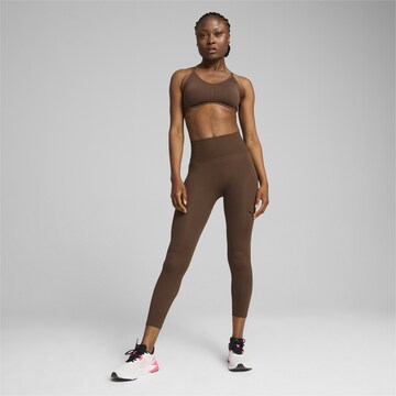 Skinny Pantalon de sport PUMA en marron