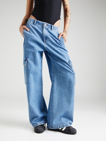 LEVI'S ® Loosefit Cargojeans 'Baggy Cargo Denim' in Blauw: voorkant