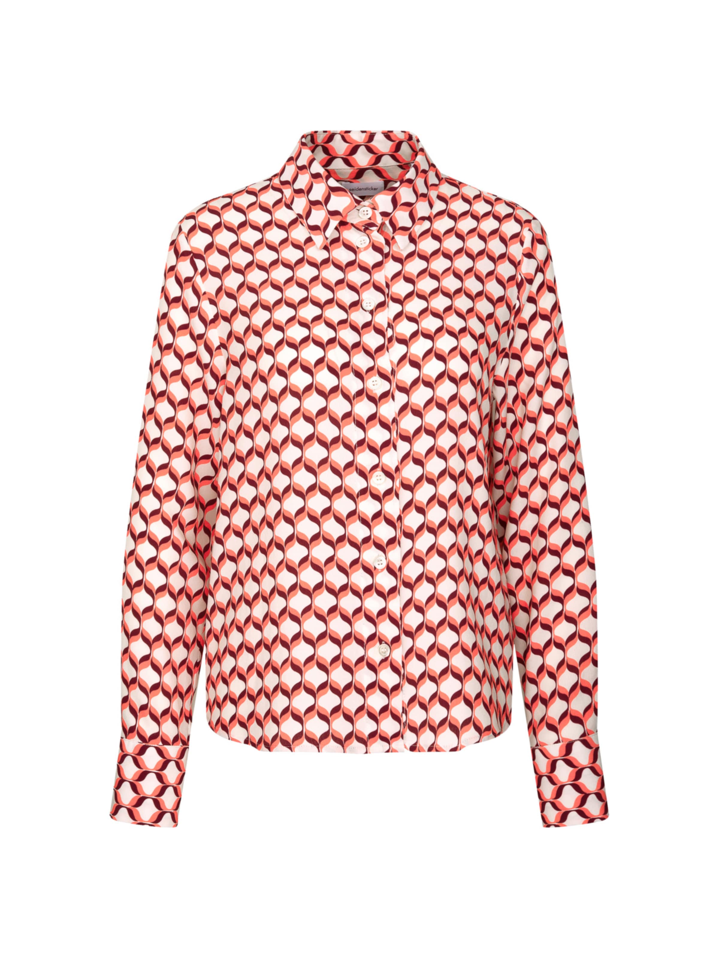 SEIDENSTICKER Bluse 'Schwarze Rose' in Rot: Vorderseite