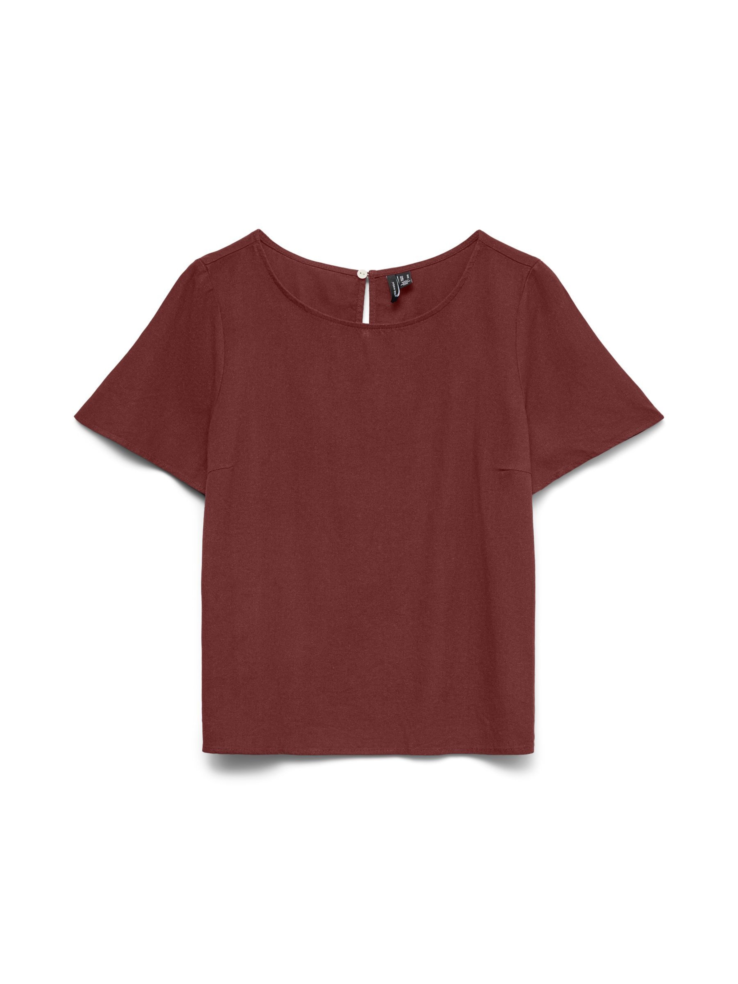 VERO MODA - Camiseta en marrón: frente