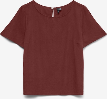 VERO MODA - Camiseta en marrón: frente