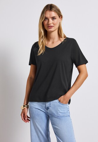 STREET ONE Shirt in Black: front