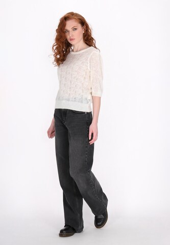 Pull-over 'Vintage' DreiMaster Vintage en blanc