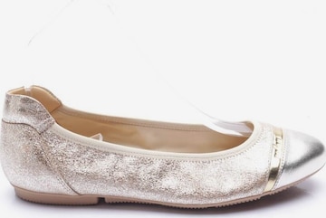 HOGAN Flats & Loafers in 36 in Silver: front