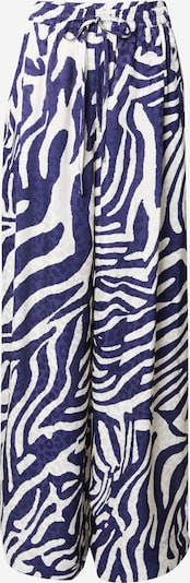 Essentiel Antwerp Calças 'Fibonacci' em azul-violeta / branco, Vista do produto