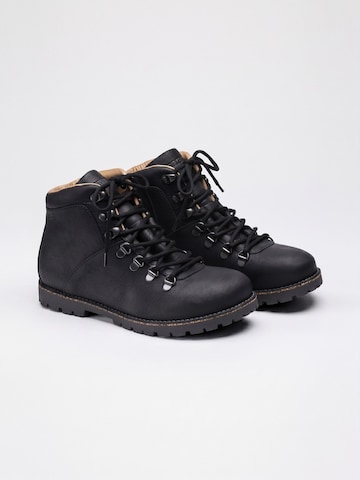 BIRKENSTOCK Veterlaarzen 'Jackson' in Zwart