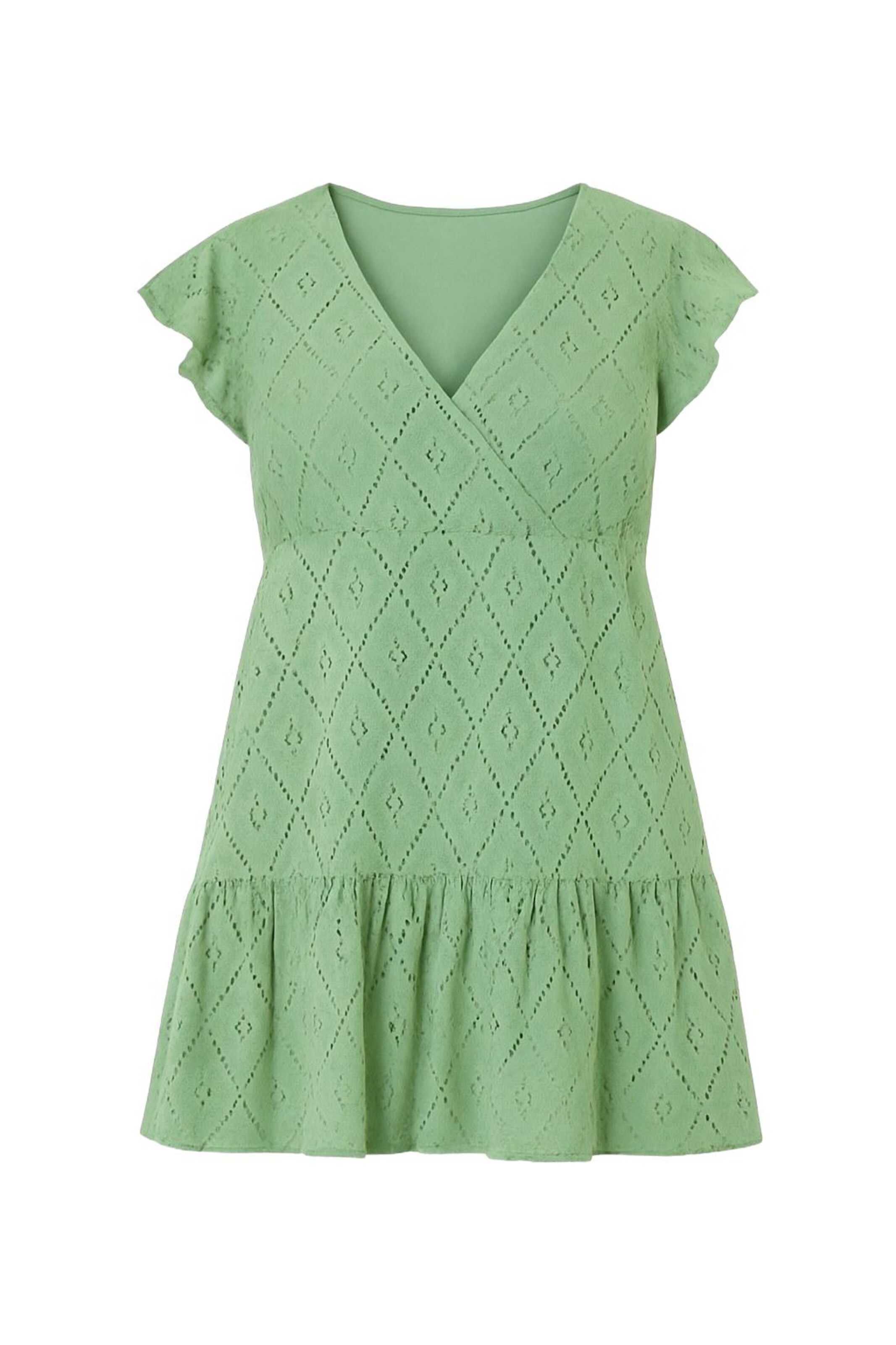 Stil Diva Jurk in Groen: voorkant