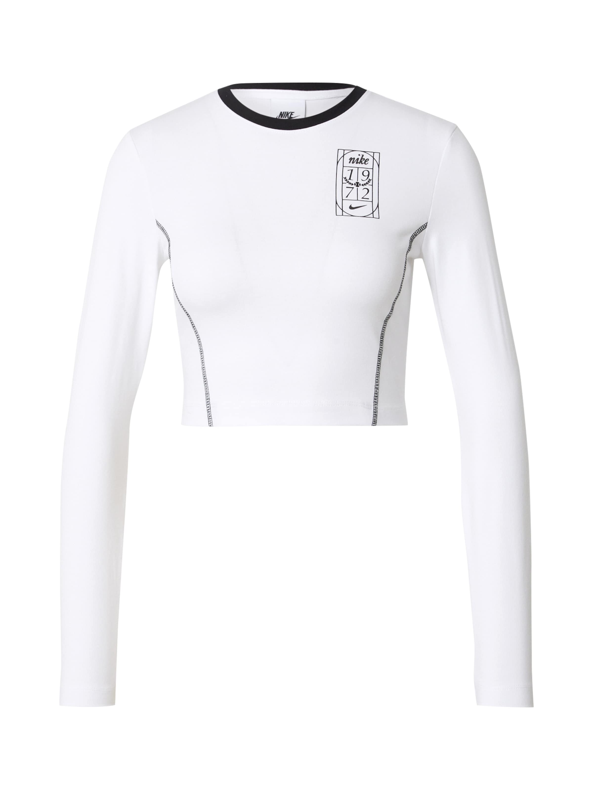 balts Nike Sportswear T-Krekls: no priekšpuses