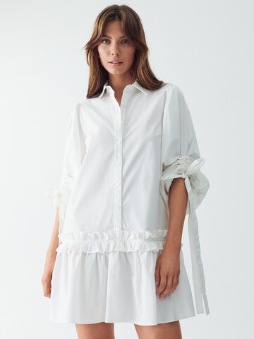 Willa Shirt dress 'Nita' in White: front