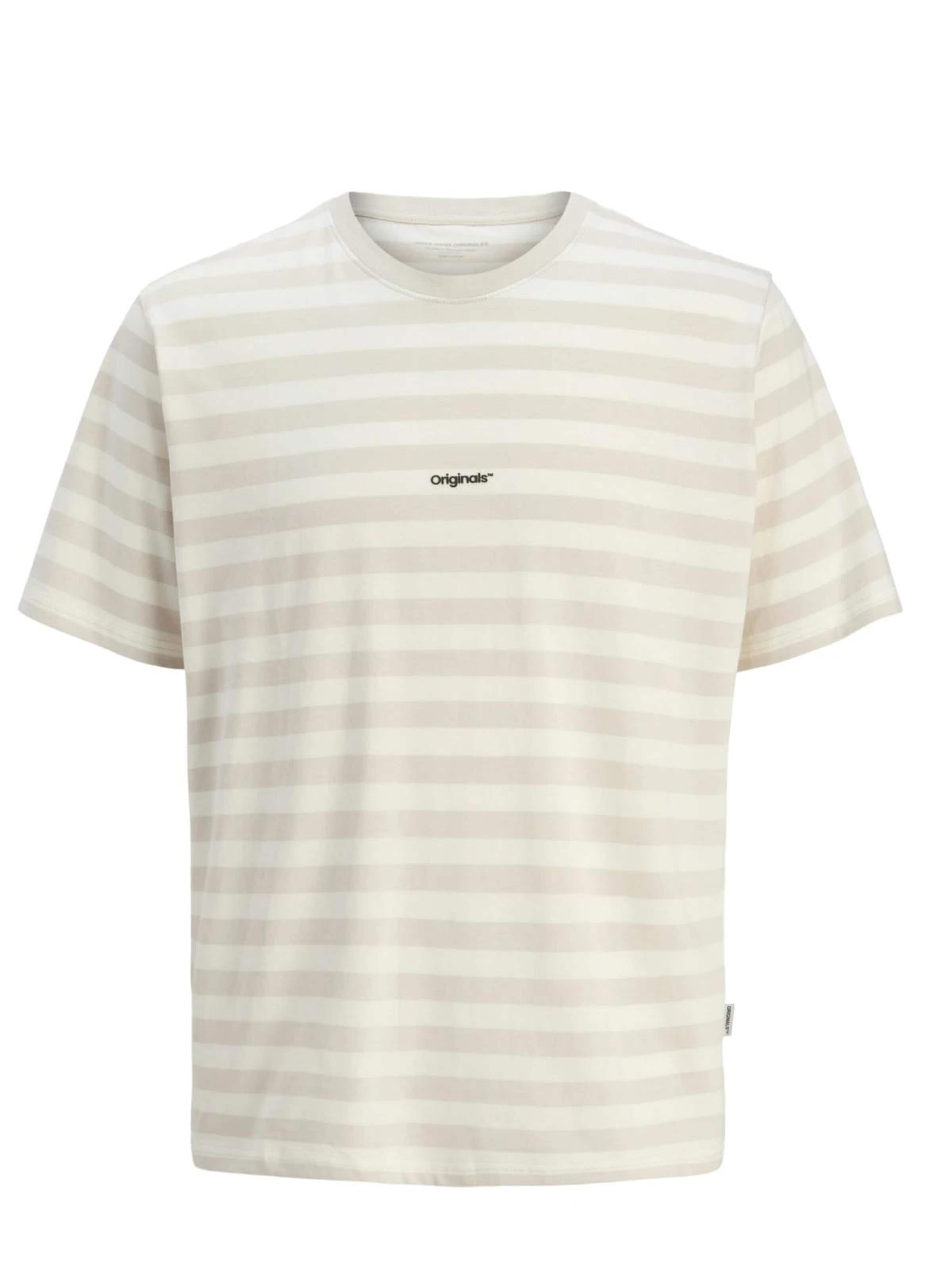 JACK & JONES Shirt in Beige: voorkant