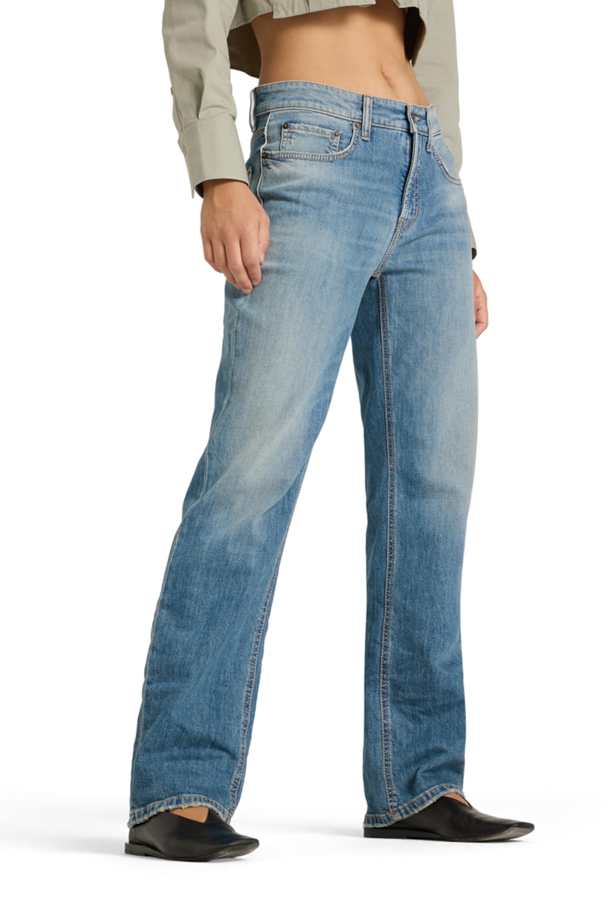 Cambio Regular Jeans 'Gini' in Blauw