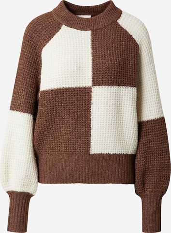 Monki Sweater 'Siri' in Brown: front
