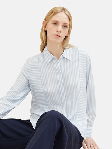 TOM TAILOR Blouse in Blue