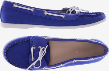 Anna Field Flats & Loafers in 39 in Blue: front