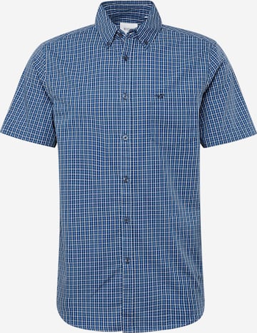 MUSTANG Regular fit Button Up Shirt 'Collin' in Blue: front