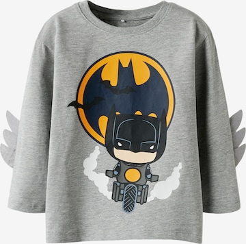 NAME IT Shirt 'NMMOLEJ BATMAN' in Grey: front