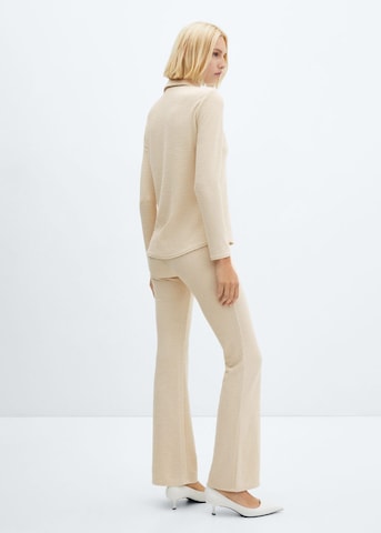 Bootcut Pantalon 'Demi' MANGO en blanc