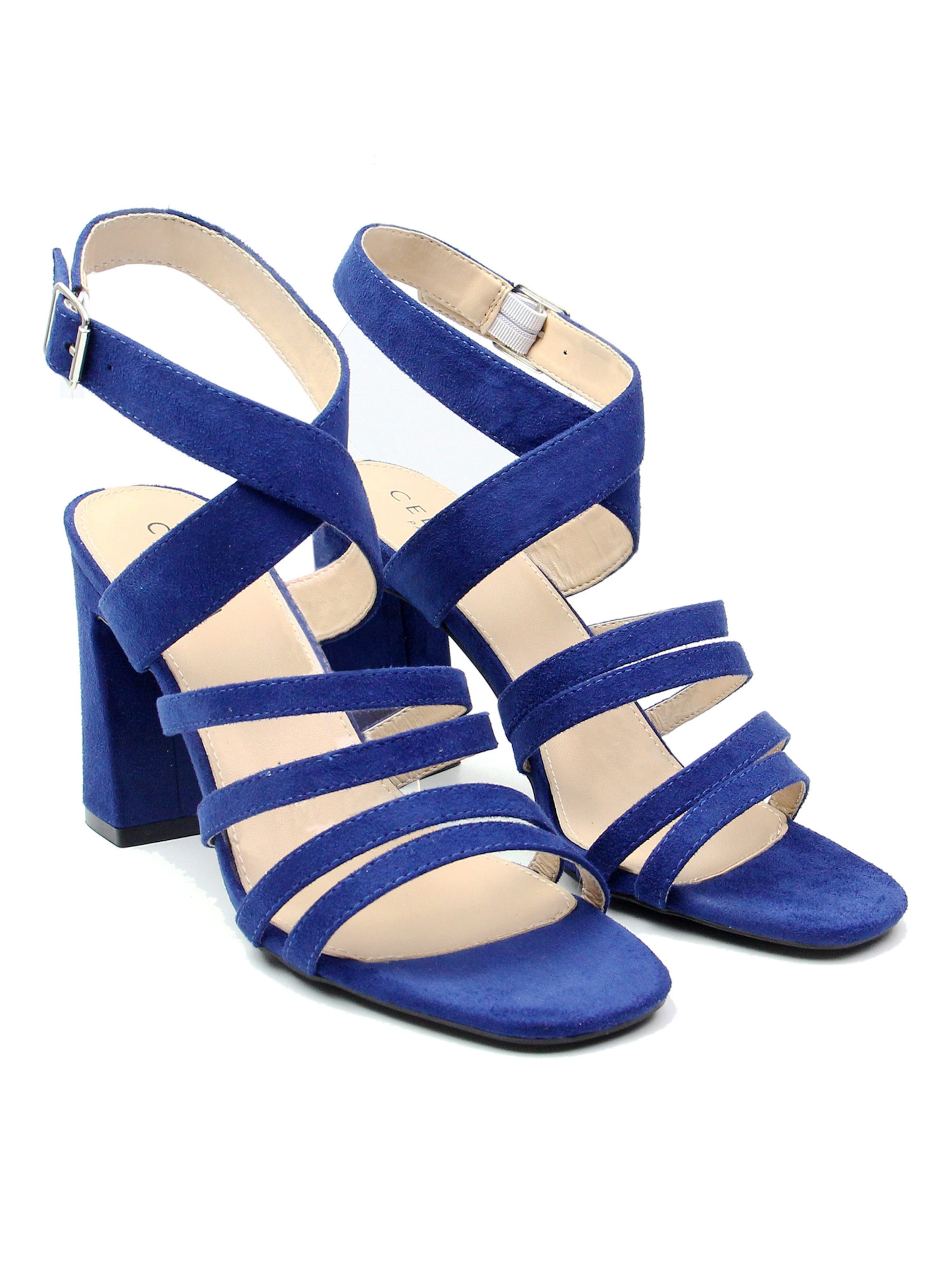 Celena Riemensandale 'Cecily' in Blau