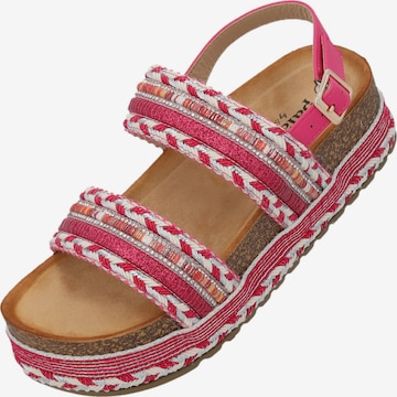 Palado by Sila Sahin Sandaal 'Aifate' in Roze: voorkant