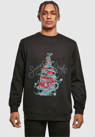 ABSOLUTE CULT Sweatshirt 'The Nightmare Before Christmas - Scary And Bright' in Black: front