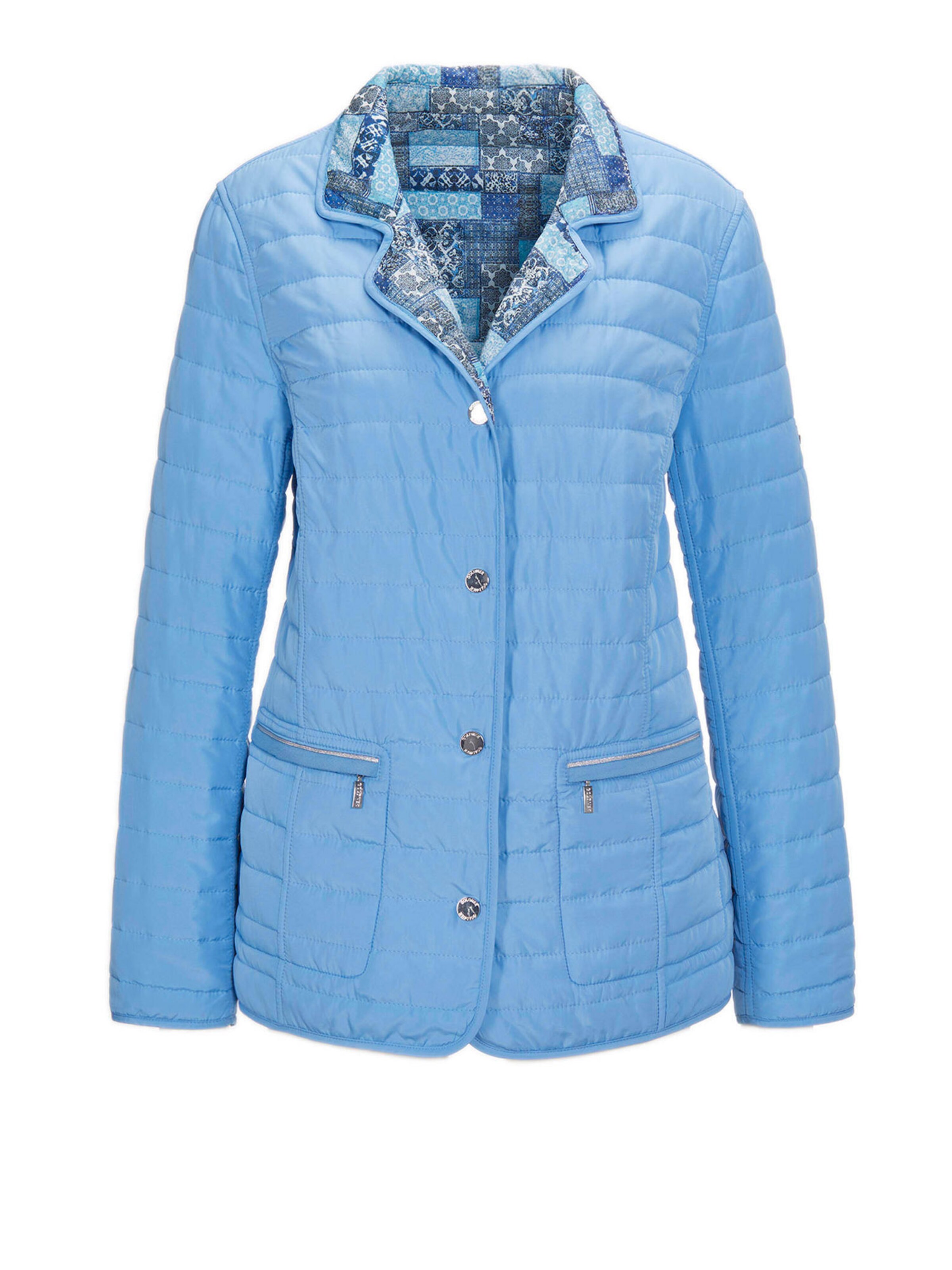 Goldner Tussenjas in Blauw: voorkant