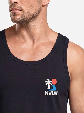 Neverless Shirt 'Beach Palm' in Black