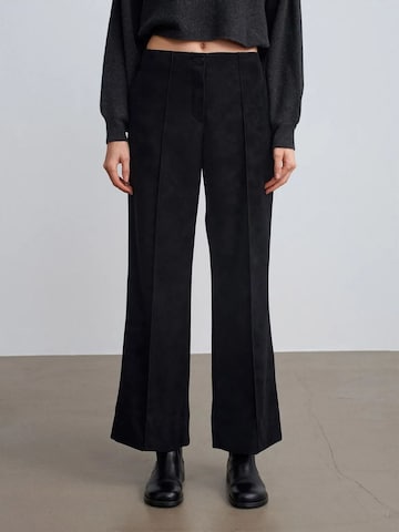 Wide Leg Pantalon Dilvin en noir