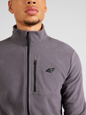 4F Функционално поларено яке в сиво