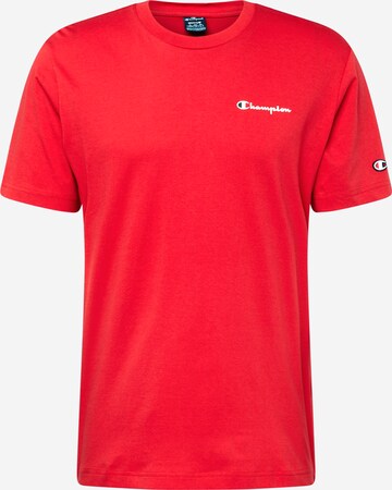 T-Shirt Champion Authentic Athletic Apparel en rouge : devant